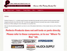 Tablet Screenshot of perfectoproducts.net
